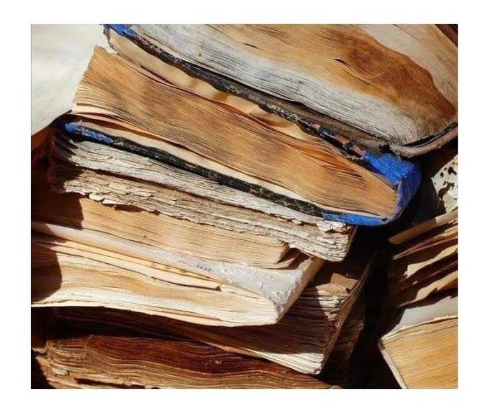 damaged documents and papers